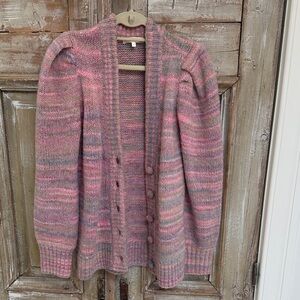 Cozy Pink and Gray Women's Sweater